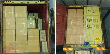 Cabling Item Container Have Been Sent To Europe