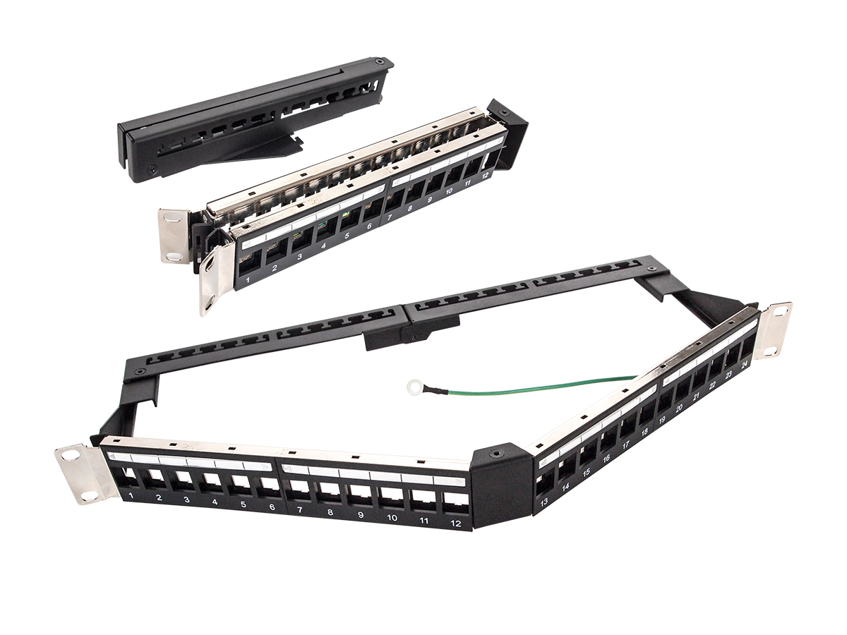 ftp angled patch panel 24port 2