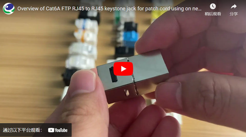 FTP Cat.6A Inline Coupler